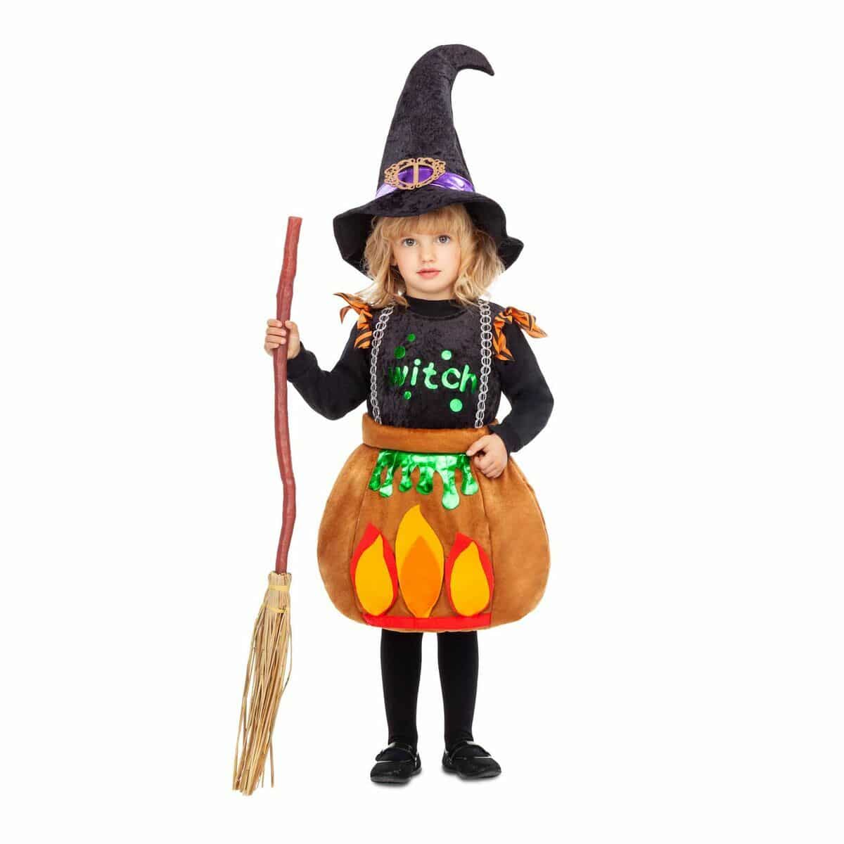 8435408257480_S2433675_P02.jpg Costume per Bambini My Other Me Strega 2 Pezzi Taglia 12-24 Mesi - immagine 1