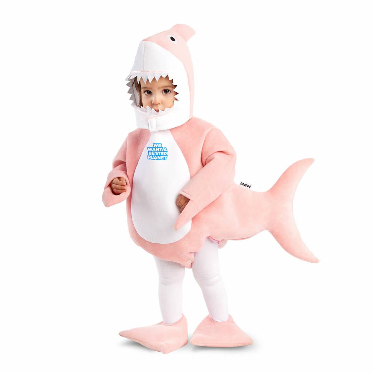 8435408281690_S8607930_P02.jpg Costume per Bambini My Other Me Squalo Rosa (3 Pezzi) Taglia 3-4 Anni - immagine 1