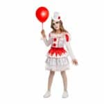 Costume per Bambini My Other Me Pagliaccio Donna Malvagio 2 Pezzi Taglia 7-9 Anni