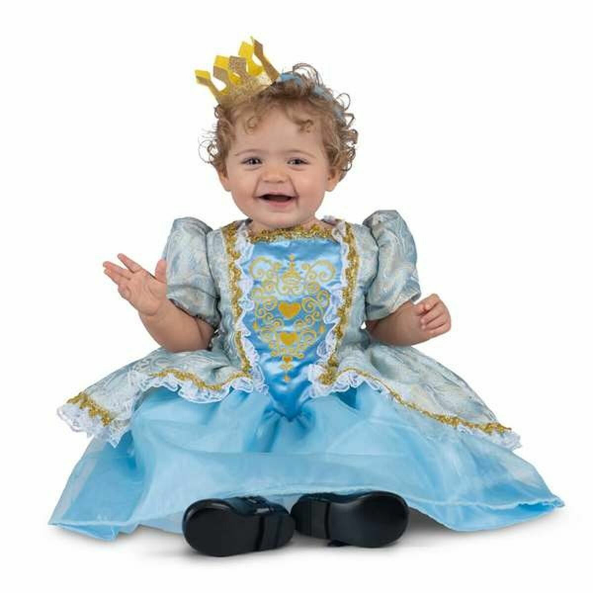 8435408296281_S2432027_P02.jpg Costume per Neonati My Other Me Azzurro Principessa 2 Pezzi Taglia 7-12 Mesi - immagine 1