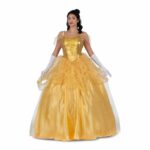 Costume per Adulti My Other Me Giallo Principessa Belle 3 Pezzi Taglia XL