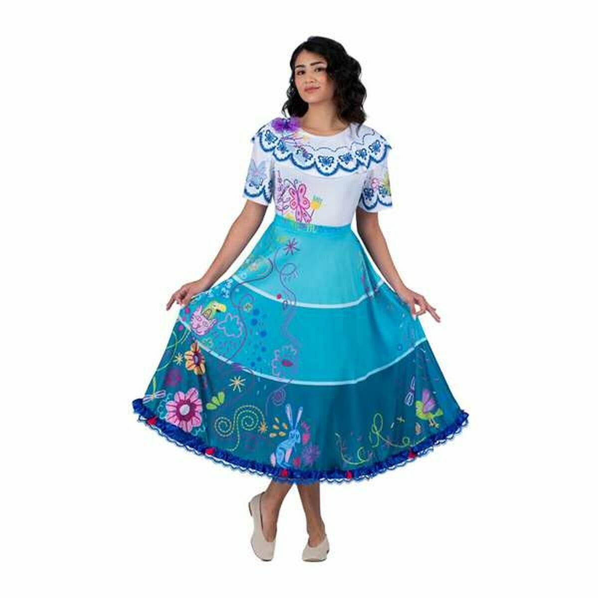 8435408298117_S2432267_P01.jpg Costume per Adulti My Other Me Colombia Vestito Taglia S - immagine 1