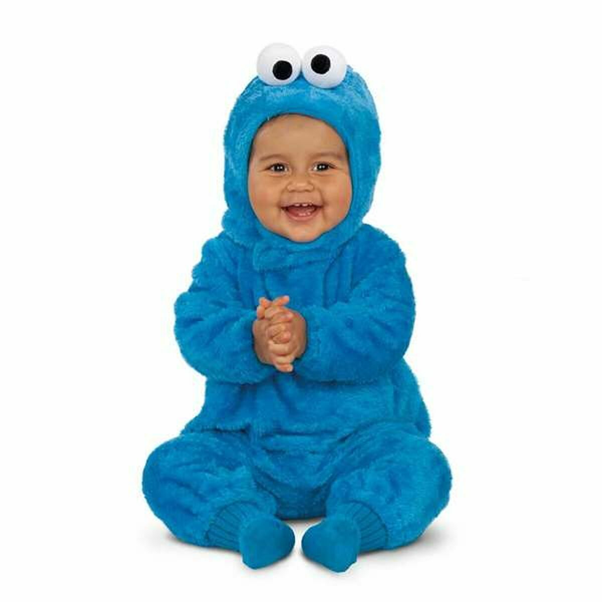 8435435001803_S2426008_P05.jpg Costume per Neonati My Other Me Cookie Monster Taglia 12-24 Mesi - immagine 1