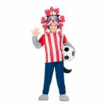 Costume per Bambini Atlético Madrid 5 Pezzi Indiano Americano Taglia 5-6 Anni - immagine 6