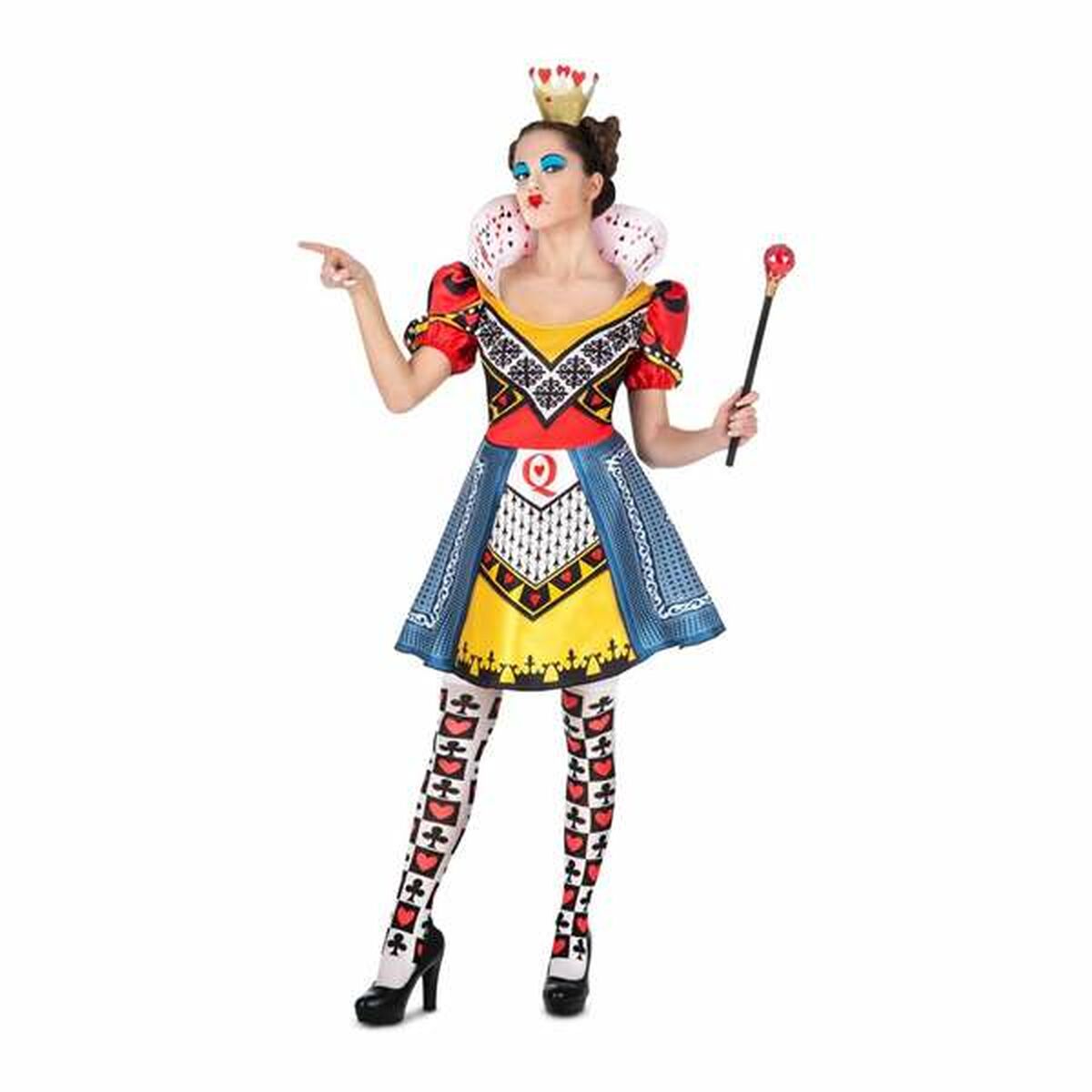 8435435092566_S2448909_P00.jpg Costume per Adulti My Other Me Regina di Cuori M - immagine 1