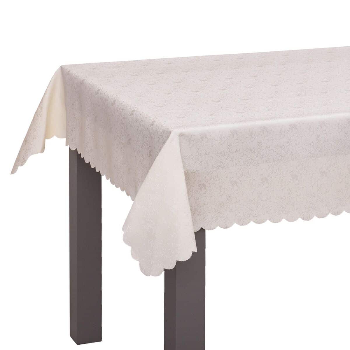 8445147230361_S8807009_P00.jpg Tovaglia Avorio Poliestere 150 x 180 - immagine 1