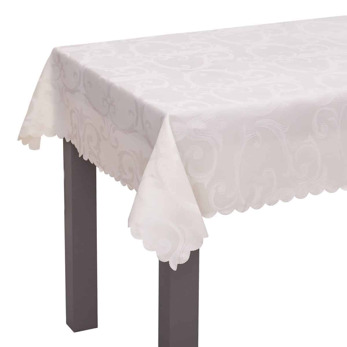 8445147230392_S8806991_P00.jpg Tovaglia Avorio Poliestere 150 x 220 cm - immagine 1