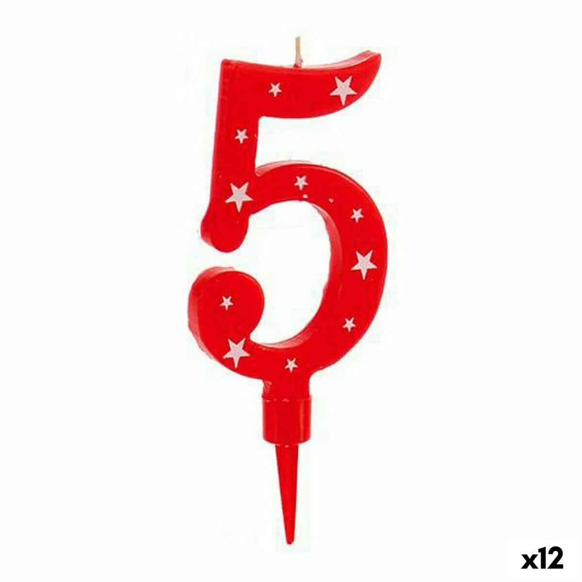 S3616137_18430852313925_P1_icon1.jpg Candela Numeri 5 (12 Unità) - immagine 1