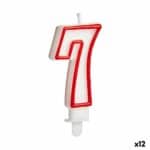Candela Compleanno Numeri 7 (12 Unità)
