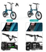 Fiido X Bici Elettrica Pieghevole 250W – Autonomia 130 km, Sensore di Coppia, Design Premiato IF - immagine 4