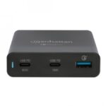 Alimentatore 65W QC 3.0 2xUSB-C 1xUSB-A Nero - Confezione Aperta - immagine 3