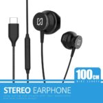Auricolari Newtop CF30 Type-C: Suono Eccezionale e Comfort Duraturo Nero - immagine 4
