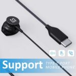 Auricolari Newtop CF30 Type-C: Suono Eccezionale e Comfort Duraturo Nero - immagine 5