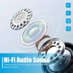 Auricolari Newtop CF48 Type-C - Suono Premium e Comfort Bianco - immagine 3