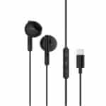 Auricolari Universali Newtop CF46 con Connettore Type-C e Audio HD Nero