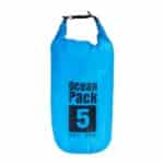 Borsa Impermeabile Nataluna a Tracolla 5L per Outdoor Azzurro