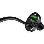 Caricatore Auto 2 USB Frontale e Posteriore con Prolunga 5.1A - immagine 2