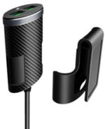 Caricatore Auto 2 USB Frontale e Posteriore con Prolunga 5.1A - immagine 5