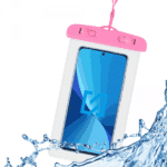 Cover Impermeabile Smartphone fino a 6.5” con Tracolla WA06 Rosa