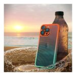 Cover Moda Color per Apple iPhone con Protezione Fotocamera Arancione,IPHONE 13 - immagine 2