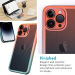 Cover Moda Color per Apple iPhone con Protezione Fotocamera Arancione,IPHONE 13 - immagine 3