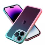 Cover Moda Color per Apple iPhone con Protezione Fotocamera Blu,IPHONE 14 PRO MAX