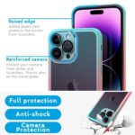 Cover Moda Color per Apple iPhone con Protezione Fotocamera Blu,IPHONE 15 PRO - immagine 4