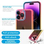 Cover Moda Color per Apple iPhone con Protezione Fotocamera Rosa,IPHONE 13 PRO - immagine 4