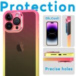 Cover Moda Color per Apple iPhone con Protezione Fotocamera Rosa,IPHONE 13 PRO - immagine 5