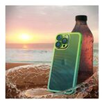 Cover Moda Color per Apple iPhone con Protezione Fotocamera Verde,IPHONE 11 PRO - immagine 2
