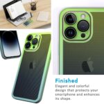 Cover Moda Color per Apple iPhone con Protezione Fotocamera Verde,IPHONE 14 PRO - immagine 3