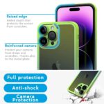 Cover Moda Color per Apple iPhone con Protezione Fotocamera Verde,IPHONE 14 PRO MAX - immagine 4