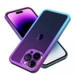 Cover Moda Color per Apple iPhone con Protezione Fotocamera Viola,IPHONE 15 PLUS
