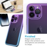 Cover Moda Color per Apple iPhone con Protezione Fotocamera Viola,IPHONE 12 PRO MAX - immagine 5