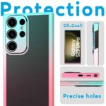 Cover Moda Color per Samsung Galaxy con Protezione Fotocamera Blu,GALAXY S23 ULTRA - immagine 5