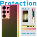 Cover Moda Color per Samsung Galaxy con Protezione Fotocamera Rosa,GALAXY S22 PLUS - immagine 5