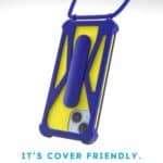 Cover Universale CV31 con Laccetto per Smartphone da 4.7" a 6.5" Blu - immagine 2