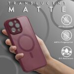 Cover per iPhone Design Elegante con Vetrini Fotocamera Delta Rings AM13 Rosso,IPHONE 15 PLUS - immagine 3