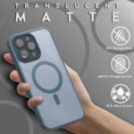 Cover per iPhone Design Elegante con Vetrini Fotocamera Delta Rings AM13 Blu,IPHONE 15 - immagine 3