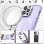 Cover per iPhone Design Elegante con Vetrini Fotocamera Delta Rings AM13 Viola,IPHONE 15 PRO MAX - immagine 2