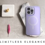 Cover per iPhone Design Elegante con Vetrini Fotocamera Delta Rings AM13 Viola,IPHONE 15 PRO MAX - immagine 5