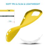 Cover per iPhone TPU Soft Resistente e Leggera Giallo,IPHONE 14 PRO MAX - immagine 3