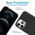 Cover per iPhone TPU Soft Resistente e Leggera Nero,IPHONE 12 - 12 PRO - immagine 2