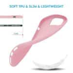 Cover per iPhone TPU Soft Resistente e Leggera Rosa,IPHONE 14 PRO MAX - immagine 3