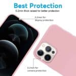 Cover per iPhone TPU Soft Resistente e Leggera Rosa,IPHONE 15 PRO - immagine 2