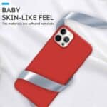 Cover per iPhone TPU Soft Resistente e Leggera Rosso,IPHONE 15 - immagine 5