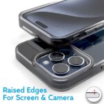 Cover per iPhone Trasparente con Cornici Colorate AM12 Duo Croma Blu,IPHONE 14 PRO MAX - immagine 4