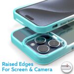 Cover per iPhone Trasparente con Cornici Colorate AM12 Duo Croma Verde,IPHONE 15 PRO - immagine 4