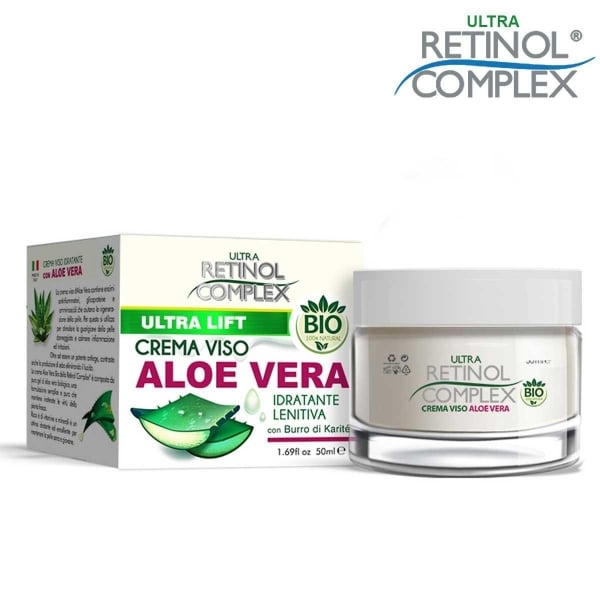 Crema-Viso-Antirughe-Aloe-Vera-Ultra-Lift-Retinol-50ml-big-12803-780.jpg Crema Viso Antirughe Aloe Vera Ultra Lift Retinol 50ml - immagine 1
