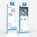 Cuffie In-Ear CF19 con Volume e Microfono Universale Bianco - immagine 2